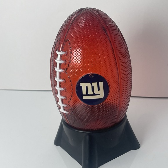 New York Giants NFL Football Style Battery Powered Night Light Boelter Brand - Picture 2 of 11